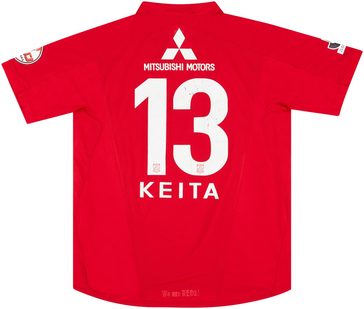 2009 Urawa Red Diamonds Home Shirt Keita #13 - 6/10 - (L)