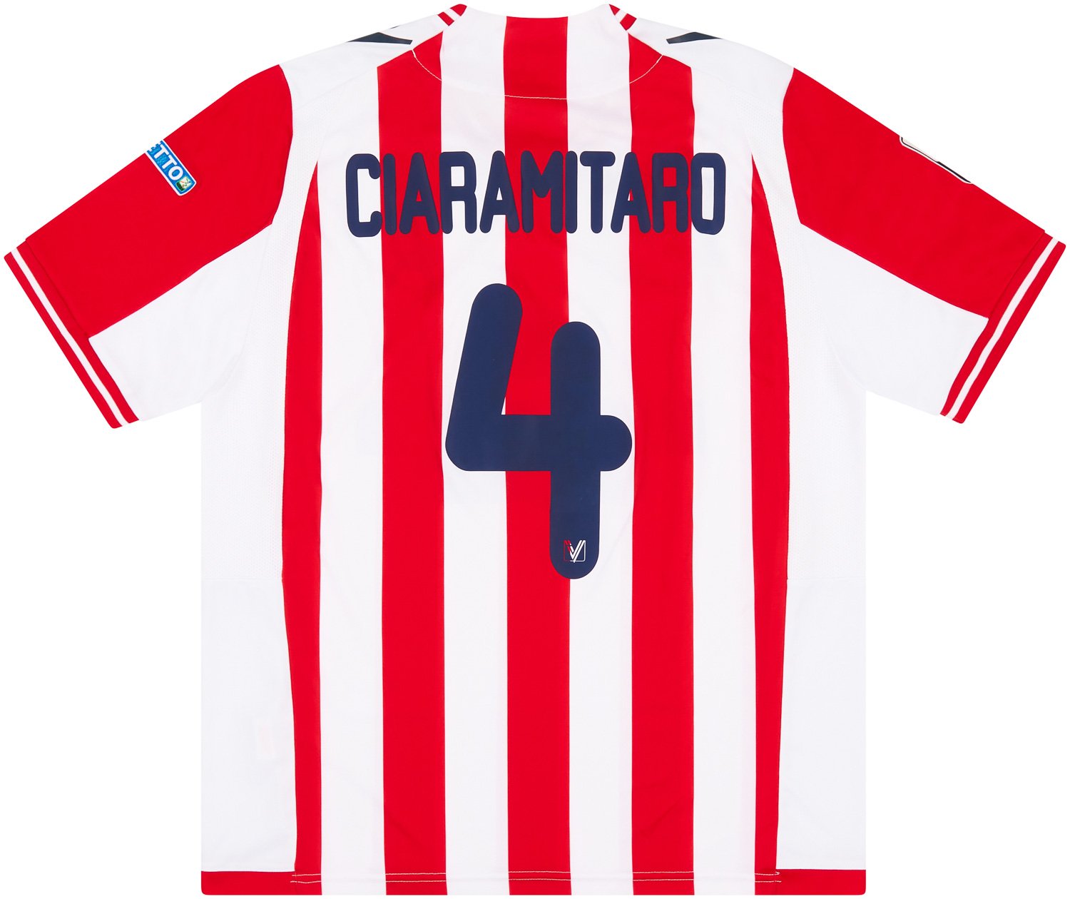 2012-13 Vicenza Match Issue Home Shirt Ciaramitaro #4