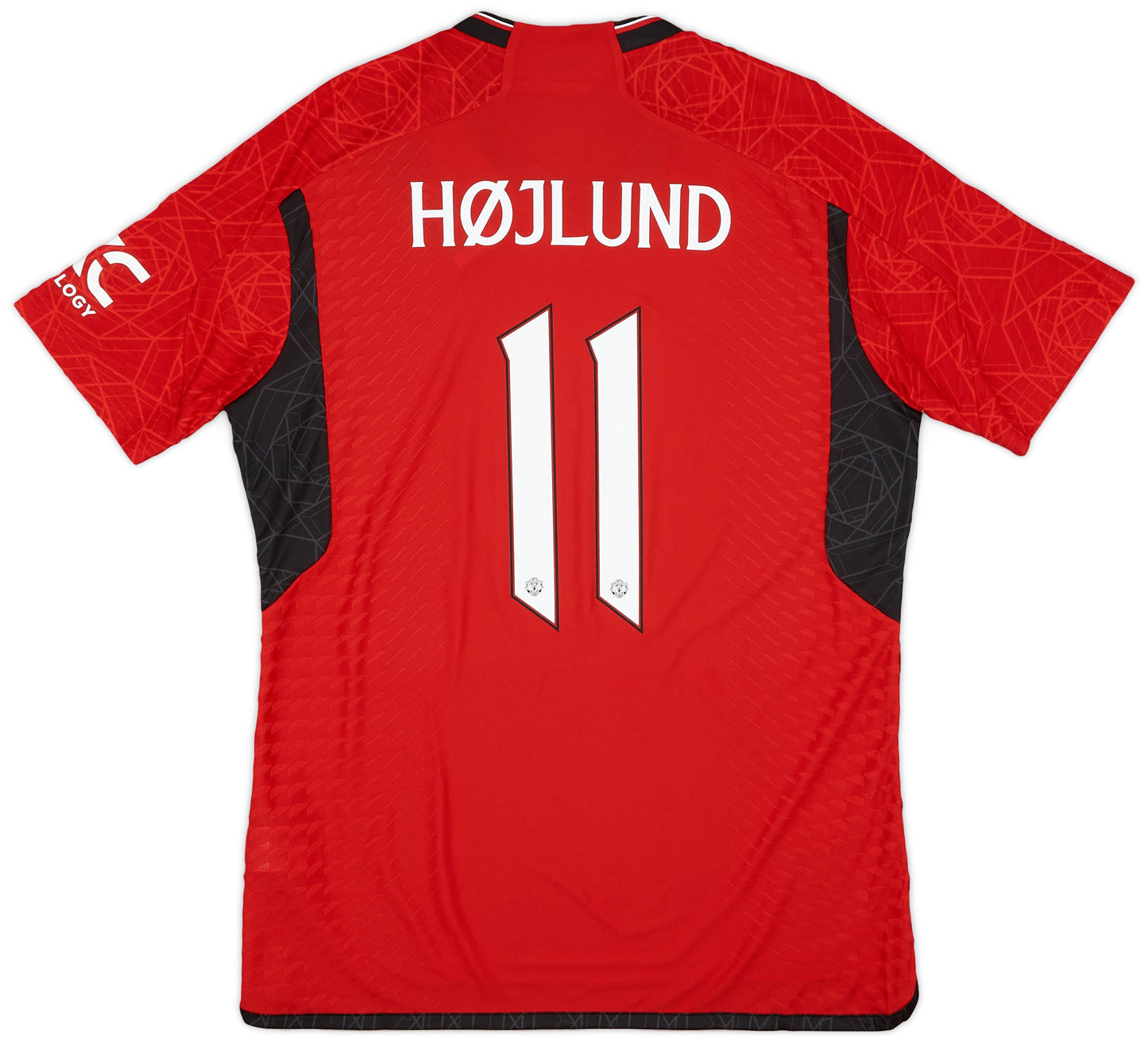 2023-24 Manchester United Authentic Home Shirt Hojlund #11