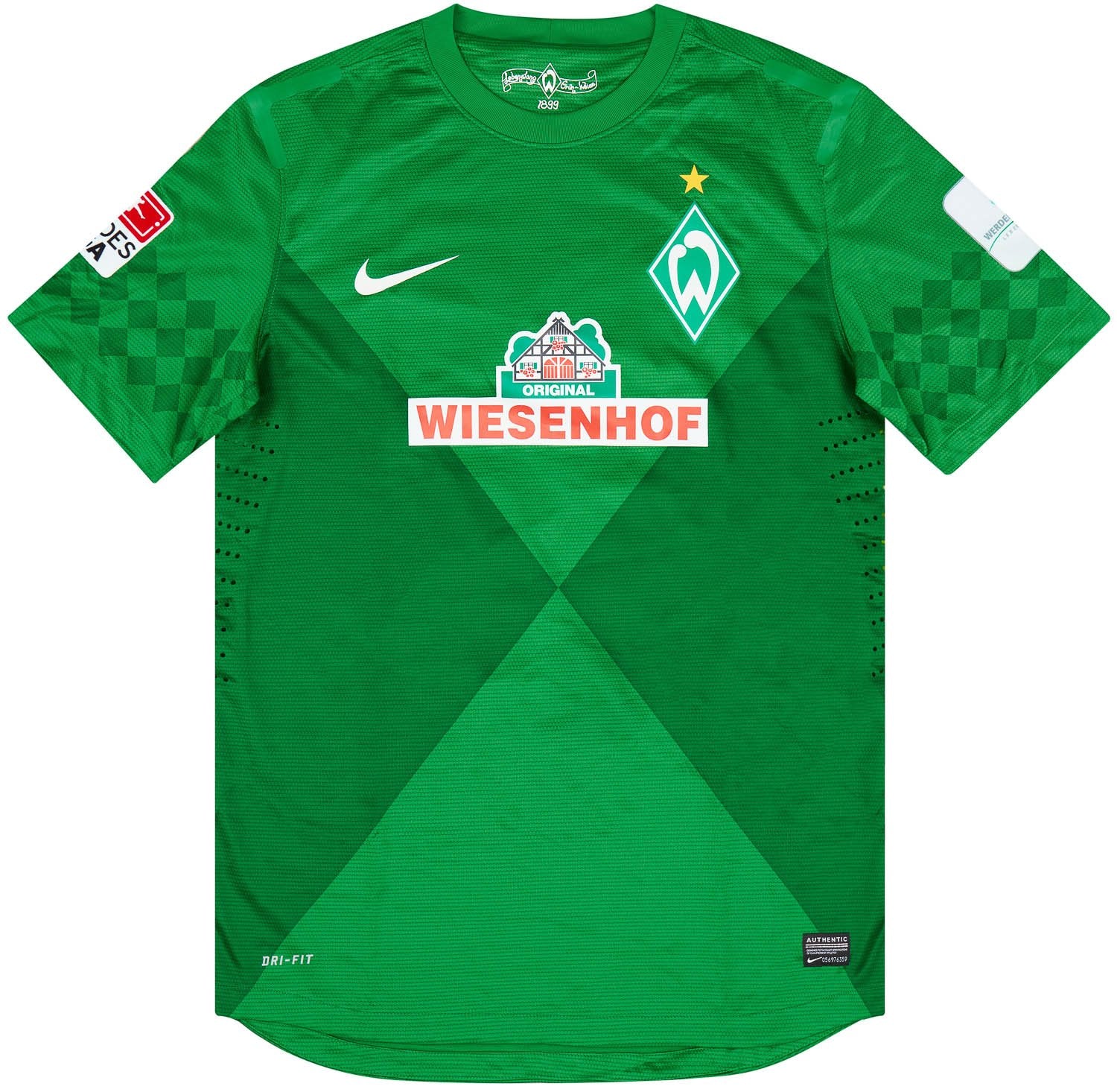 2012-13 Werder Bremen Match Issue Home Shirt Ignjovski #17