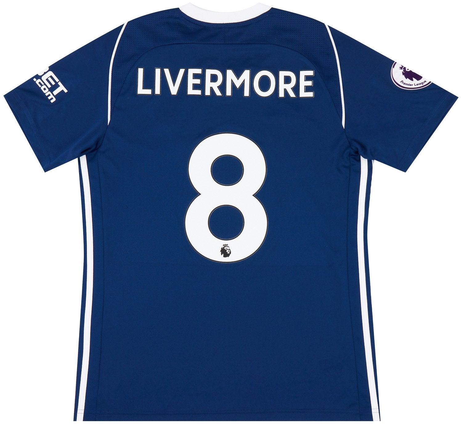 2017-18 West Brom Match Issue Home Shirt Livermore #8