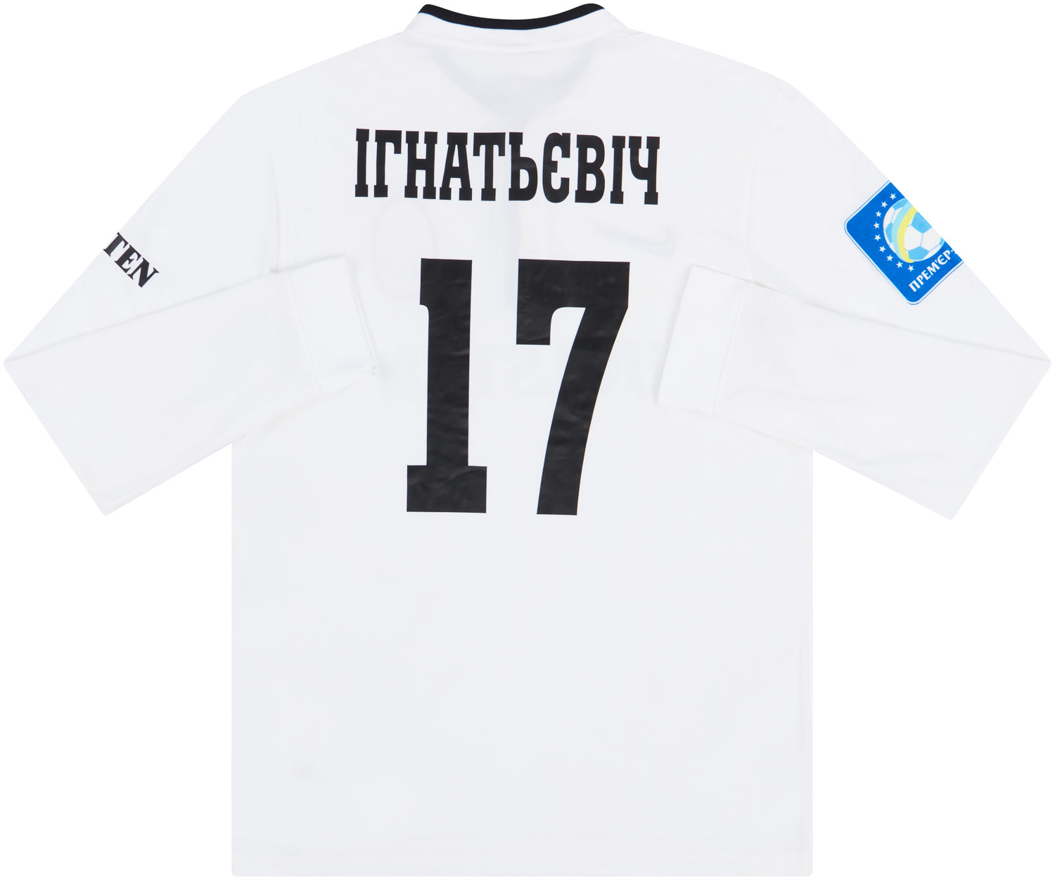 2014-15 Zorya Luhansk Match Issue Away L/S Shirt Ignjatijevic #17